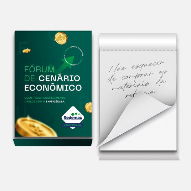 Bloco de papel com Capa envolvente Redemac