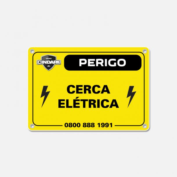 Placa em PS 24x16,5 cm 