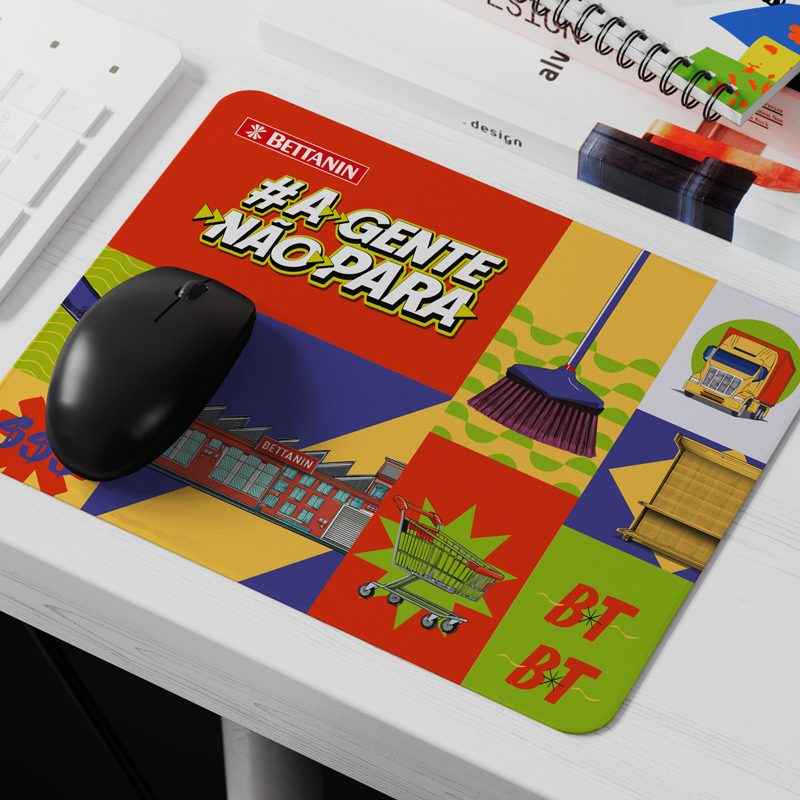 Mouse pad personalizada para a empresa Bettanin