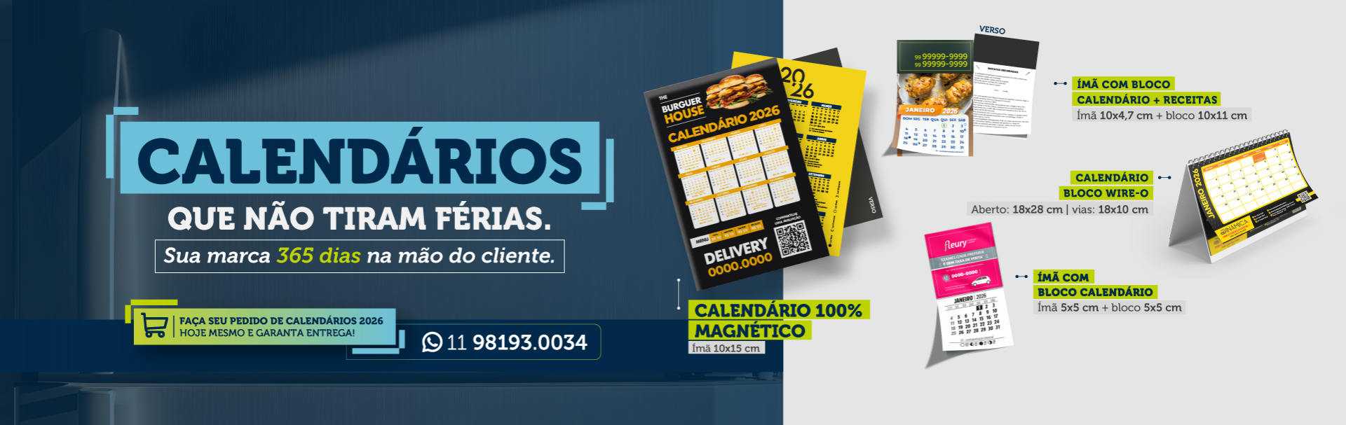 Calendários 2026